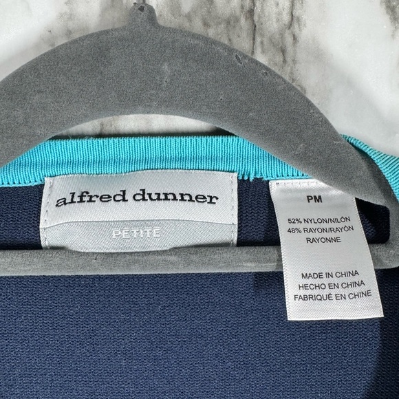 Alfred Dunner Woman’s Medallion Paisley Two-for-One Top Petite Medium - Picture 4 of 6